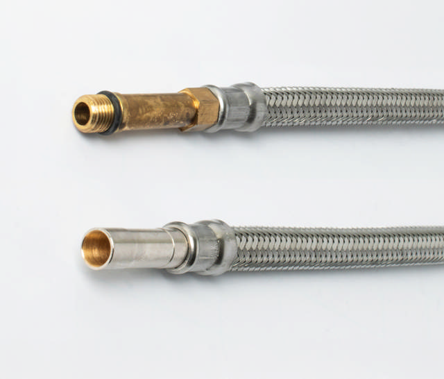 EPDM flexibele slang DN8 M10 Lang x buisje 10