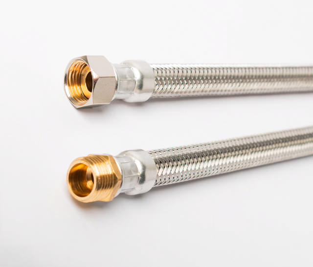 EPDM flexibele slang DN13 1/2''M x 1/2''F CSTB & ACS