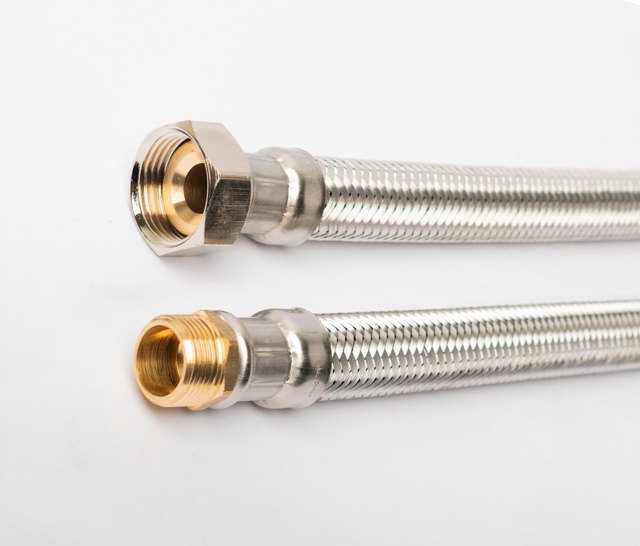 EPDM flexibele slang DN20 3/4''M x 4/4''F