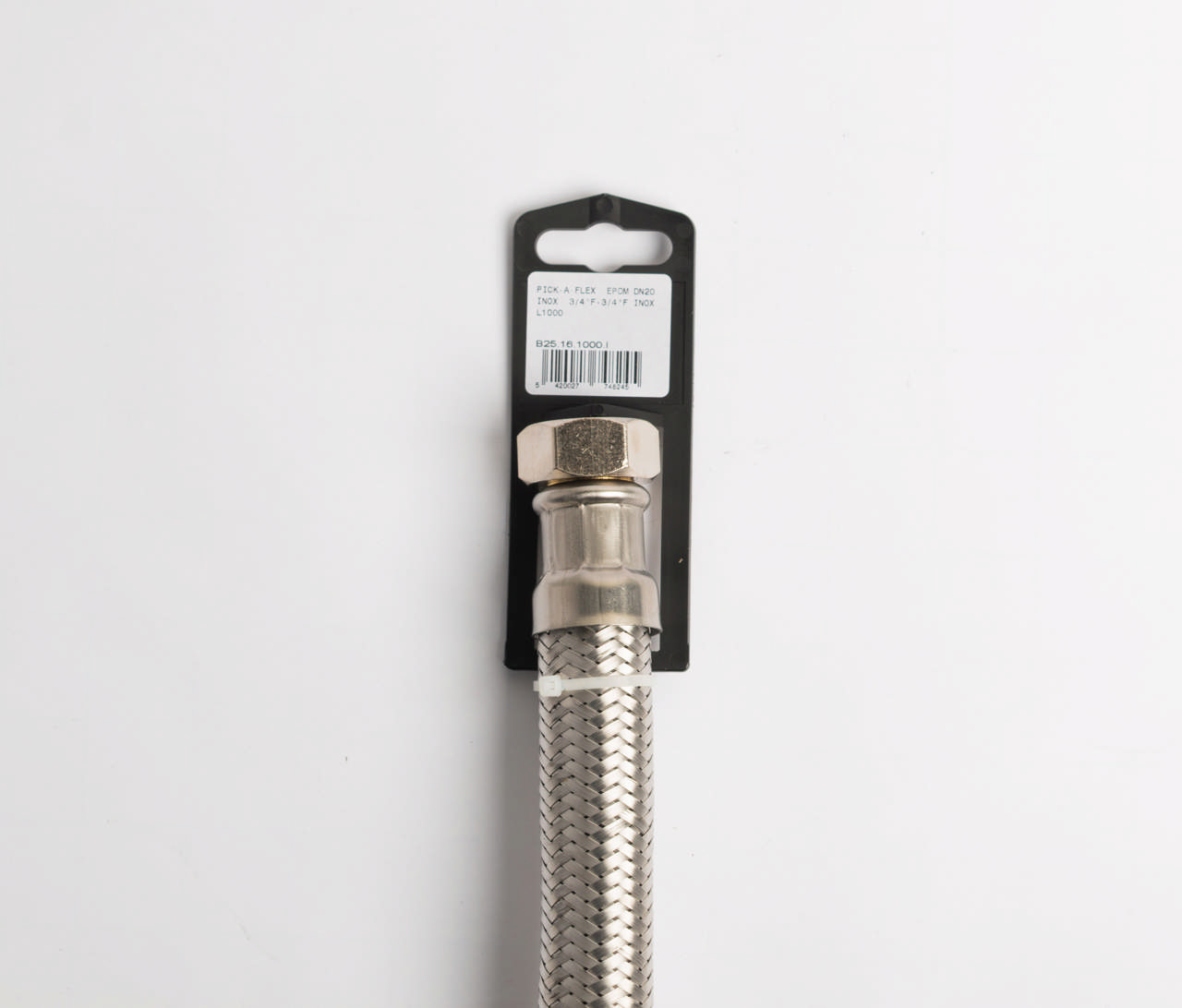 Blister EPDM flexibele slang DN20 3/4''F x 3/4''F