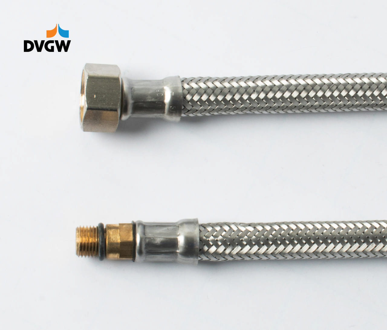 Silicone flexibele slang DN8 M10 kort x 3/8